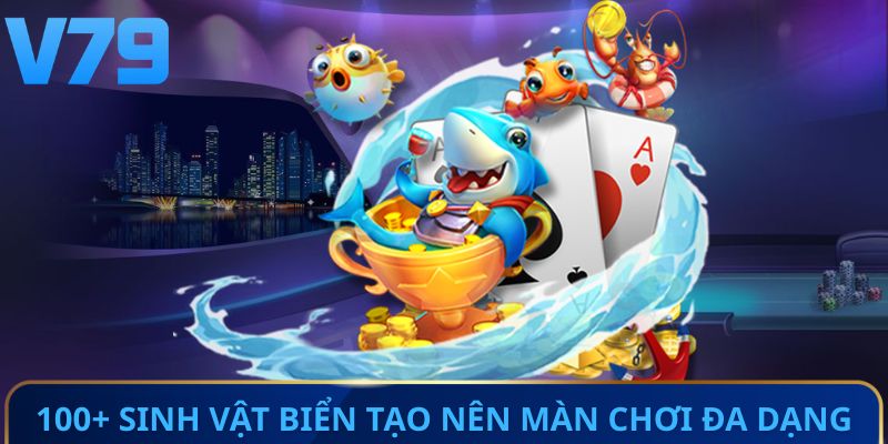 Hơn 100 sinh vật biển tạo nên màn chơi đa dạng