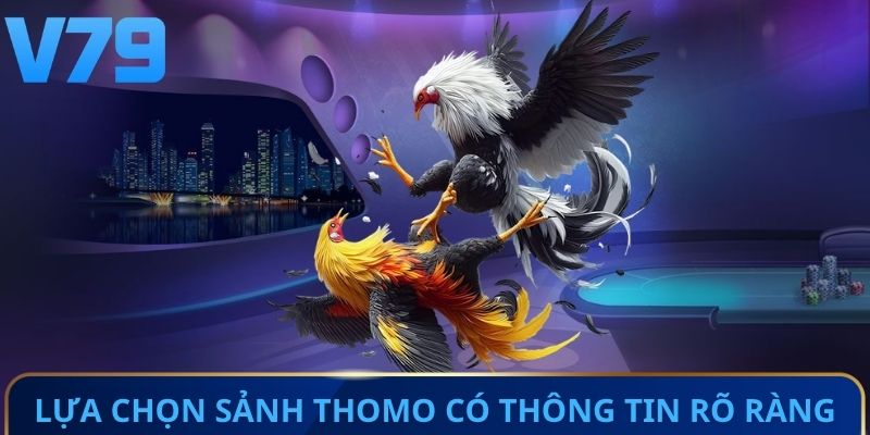 Lựa chọn sảnh Thomo có thông tin minh bạch, rõ ràng
