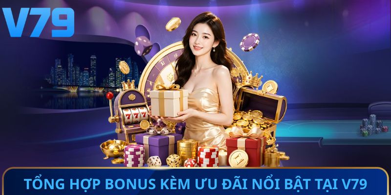 Tổng hợp bonus kèm ưu đãi nổi bật tại V79